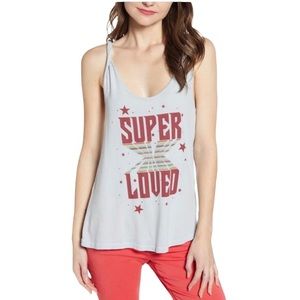 NWT Current/Elliott Graphic Scoop Neck Tank LARGE